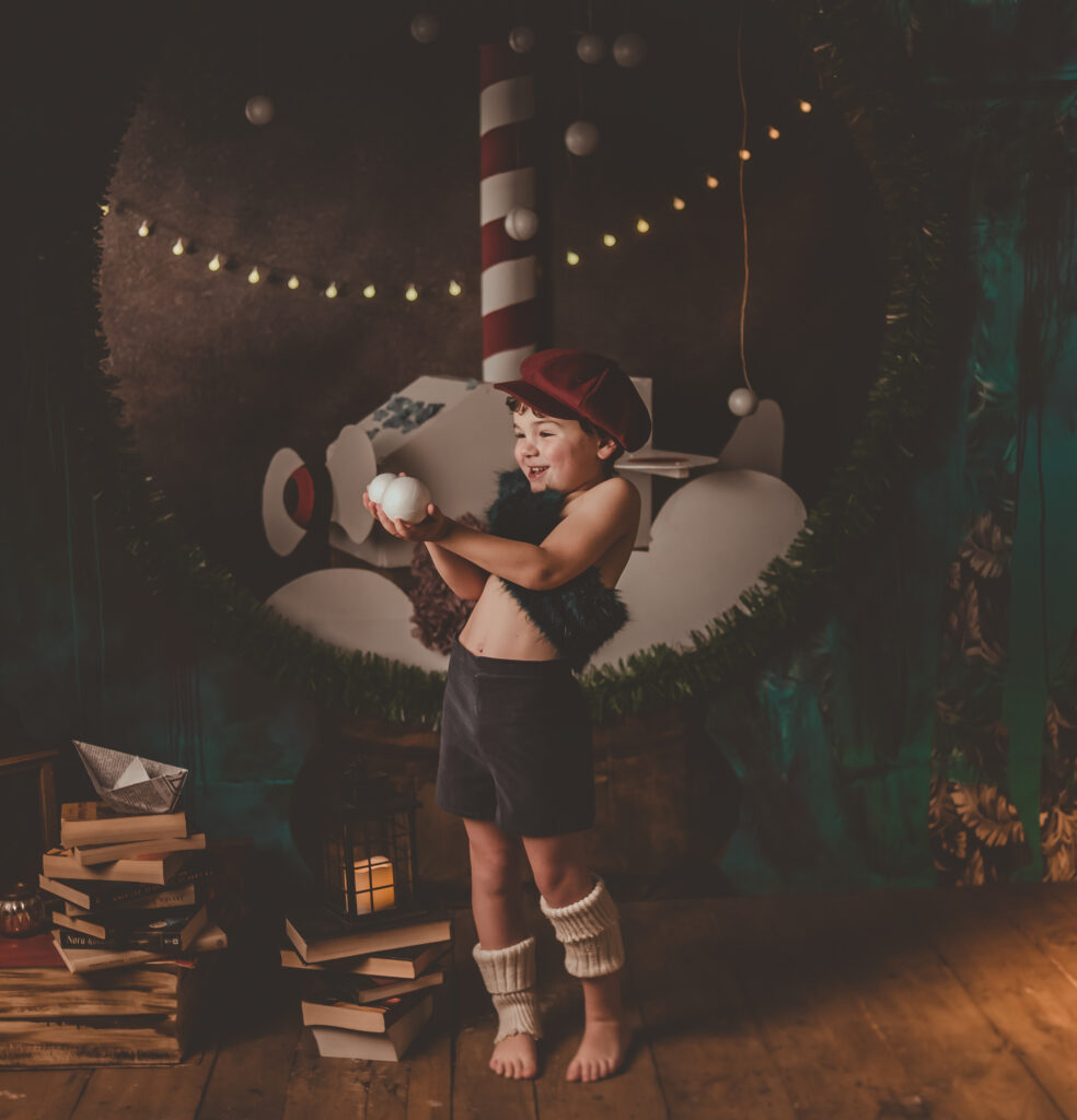 Fotografía infantil de Navidad en Pamplona y Navarra